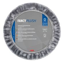 Steering Wheel Cover Lampa Fancy Plush, Elastic Faux Fur - Ø 36-42 cm - Grey