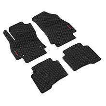 Pilot, Set Op Maat Gemaakte Matten van Eco-Rubber - compatibel voor Citroen Nemo 5p (12/08>03/14) - Citroen Nemo Van (12/08>03/14) - Fiat Fiorino (11/07>) - Fiat Qubo 5p (09/08>05/20) - Peugeot Bipper (05/08>03/14) - Peugeot Bipper Tepee (0