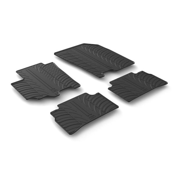 Rubber vloermatten Lampa op maat, compatibel voor Suzuki Vitara 5-deurs (04/15>) Handgeschakelde versnellingsbak