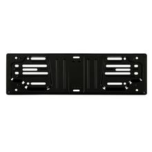 Držák registrační značky Svítilna držák registrační značky přední ocel černá 375x125mm