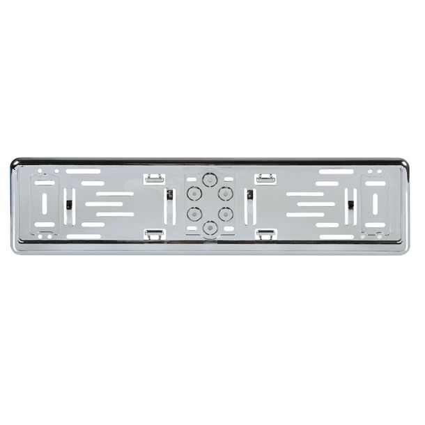 Plaque d'immatriculation Lampa en ABS Chrome