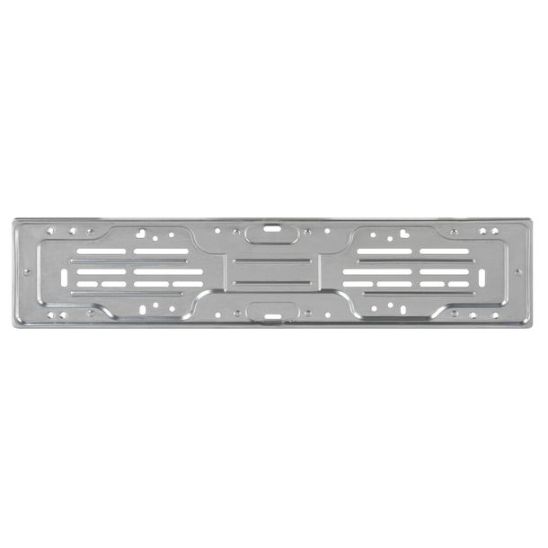 Support de plaque d'immatriculation Lampa en acier gris