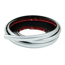 Fender-Trim, Verchromtes Klebe-Winkelprofil - 5 m - 15 mm