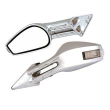 Race-6 Led E, Paar Buitenspiegels - Cromo