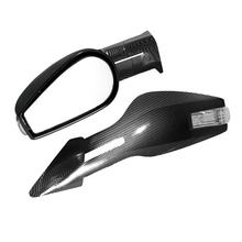 Race-6 Led E, Paar Buitenspiegels - Carbonlook