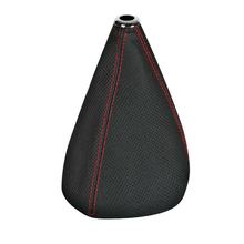 Premium Sport, schakelmantel van geperforeerd leer - Zwart/Rood