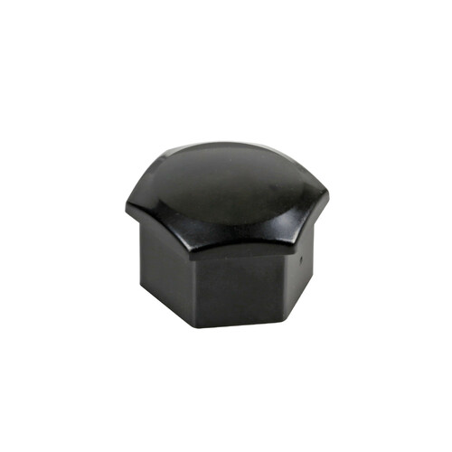 Black Nut Caps, 20 Schraubenabdeckungen aus ABS - Ø 17 mm