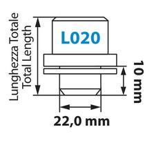 Zabezpieczenia felg Lampa ochrona przed kradzieżą felg 4 sztuki L020
