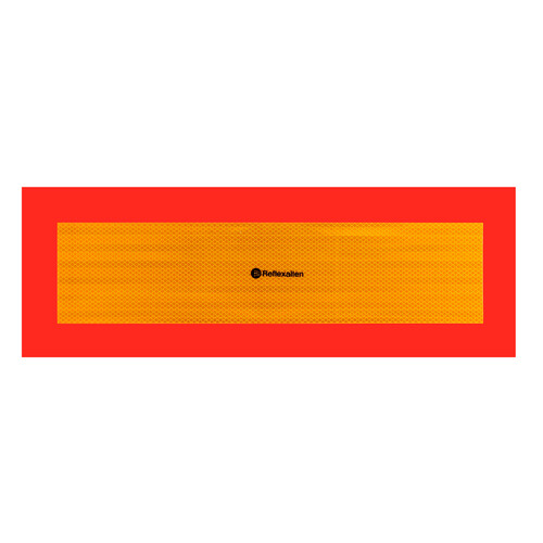 A pair of self-adhesive reflectors for rigid surfaces - trailers