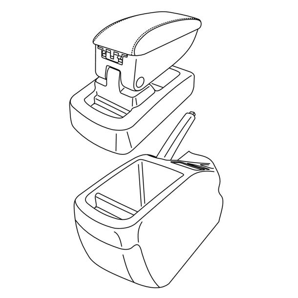 Bracciolo Lampa su Misura, compatibile per Kia Cee'd 5p (02/07>04/12) - Kia Cee'd Sporty Wagon (09/07>08/12)