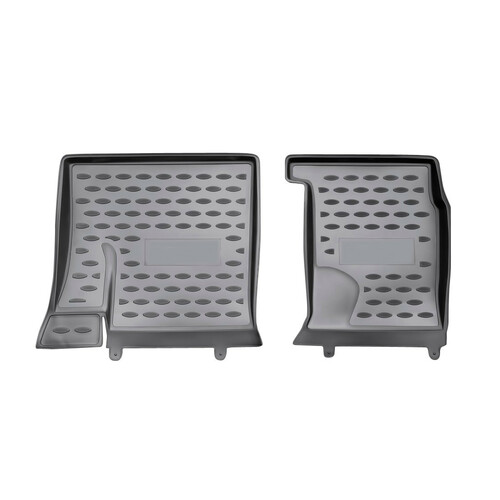 Set Fußmatten nach Maß aus TPE - kompatibel für Nissan Qashqai+2 (09/08>01/14) nur die dritte Sitzreihe