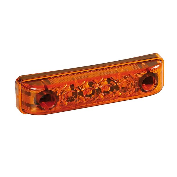 Outline Marker Light with 4 LEDs, 9/33V - Orange