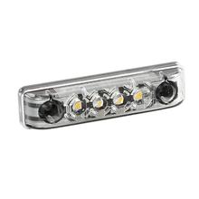 Obrysówka z 4 diodami LED, 9/33V - Biała