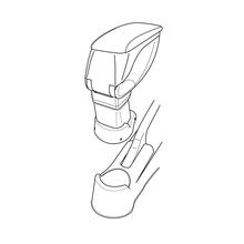 Soporte para reposabrazos Lampa compatible para Kia Picanto (04/04>02/08)