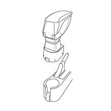 Armrest Bracket Lampa compatible for Hyundai Getz 3-door (07/02>09/05) - Hyundai Getz 5-door (07/02>09/05)