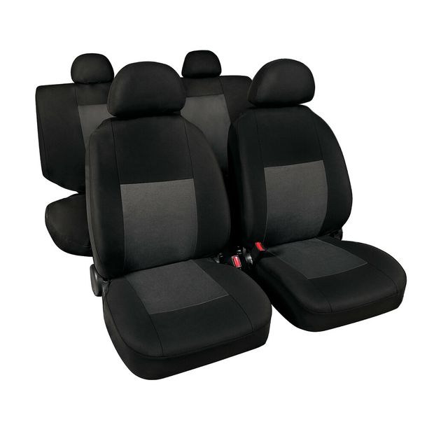 Classic, Set coordinated covers from Jacquard - Grey/black