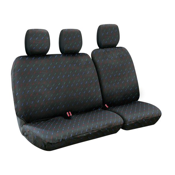 Dido-1, Set Covers for Vans without Seat Belt Pads - Grey