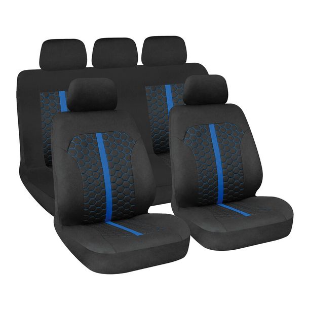 Stinger, Set koordinierte Bezüge - Schwarz/Blau