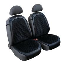 Daytona, Set stoelbekleding van Skeentex en microvezelstof in suède-look voor voorstoelen - Zwart/Blauw
