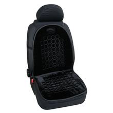 Massage-Velluto, magnetische massagerugleuning van fluweel - Zwart