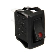Přepínač s LED - 12/24V - Červený