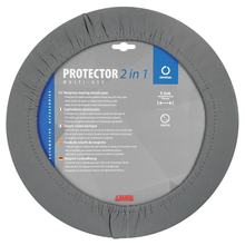 Lenkradbezug Lampa Protector 2 in 1, Elastischer - Grau
