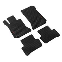 Alfombrillas a medida fabricadas en goma ecológica - compatibles para Mercedes Clase C 4p (02/07>02/14) - Mercedes Clase C Coupé (04/11>11/15) - Mercedes Clase C Familiar (01/08>08/14)