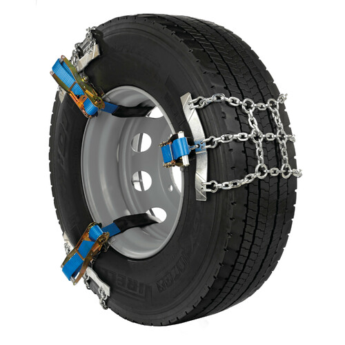 Schneeketten SnowDrive 3x Sektorketten 3E Europa-Pro Serie, modular, 38x25mm, Ø 7mm für Lastwagen / LKWs