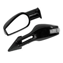 Race-6 Led, Paar Außenrückspiegel - Schwarz