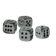 California-Dices, Set 4 Ventilkappen - Cromo