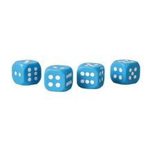 California-Dices, Set 4 Ventieldopjes - Lichtblauw