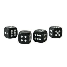 California-Dices, Set van 4 Ventieldoppen - Zwart
