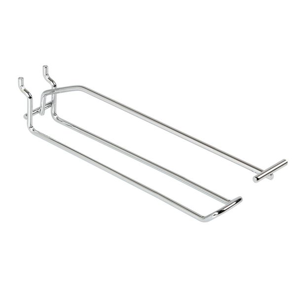 Chrome Safety Hook with Provision for Price Tags - 20 cm