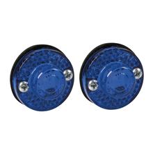 Coppia di luci di contorno 1 LED, 24 V - Blu
