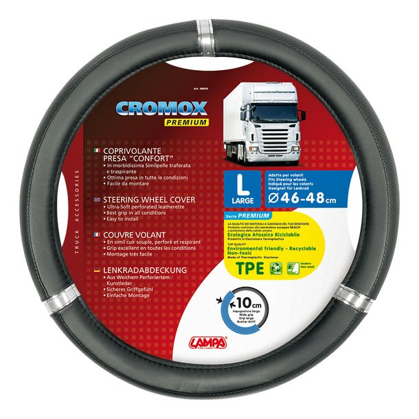 Funda para volante Lampa Cromox, de Skeentex - L - Ø 46/48 cm