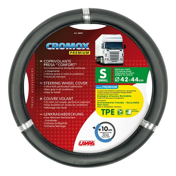 Lenkradbezug Lampa Cromox, aus Skeentex - S - Ø 42/44 cm