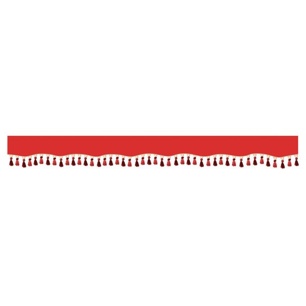 Oscura, Sun Visor Strips for Trucks - Red