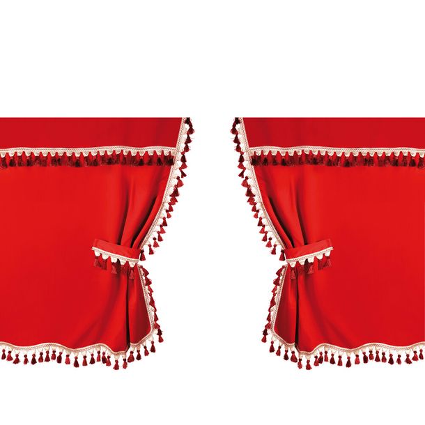 Cortinas Lampa para Camiones, Cabina Estándar - Rojo