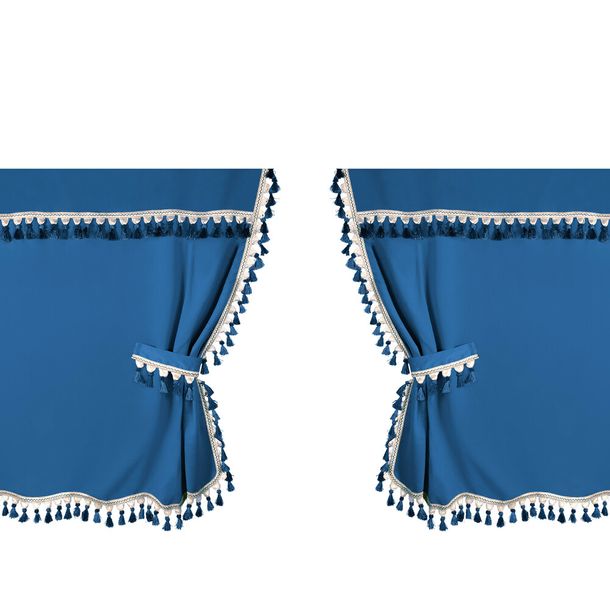 Rideaux Lampa pour camions, cabine standard - Bleu