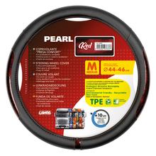 Lenkradbezug Lampa Pearl Red, aus Skeentex - M - Ø 44/46 cm
