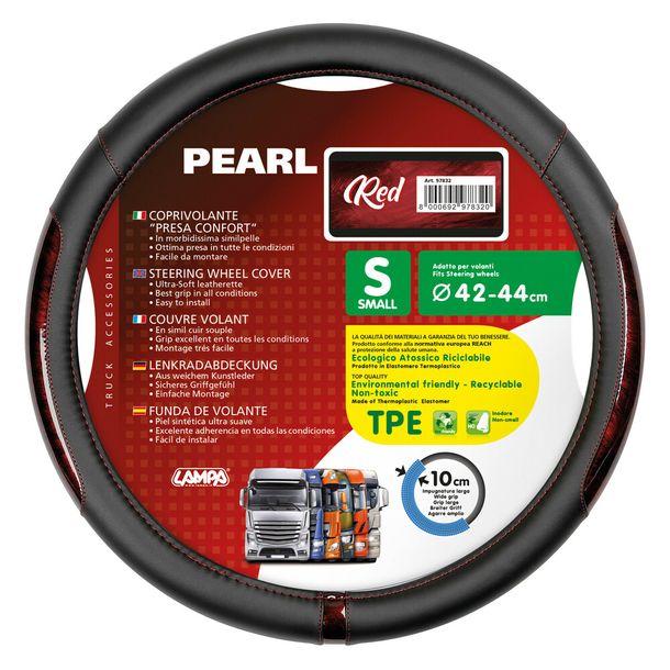 Volant Lampa Pearl Red, en Skeentex - S - Ø 42/44 cm
