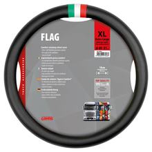 Pokrowiec na kierownicę Lampa Flag Italia, wykonany ze Skeentex - XL - Ø 49/51 cm