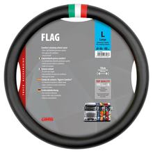 Potah volantu Lampa Flag Italia, ze Skeentex - L - Ø 46/48 cm