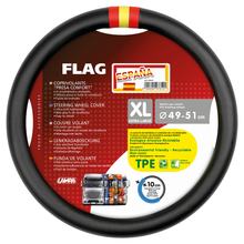 Lenkradbezug Lampa Flag Spagna, aus Skeentex - XL - Ø 49/51 cm