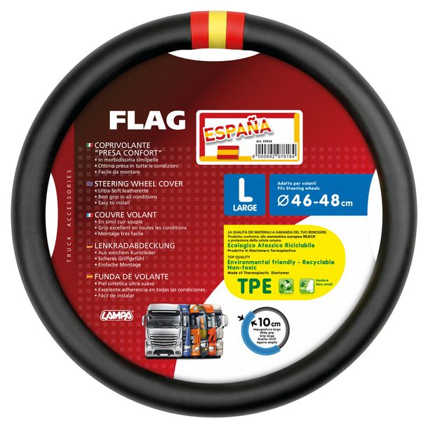 Volant Lampa Flag Spagna, en Skeentex - L - Ø 46/48 cm