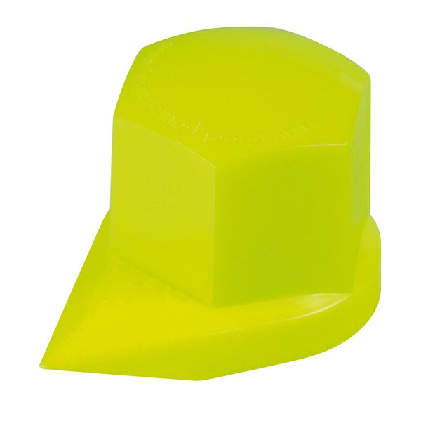 Dustite®, indicateur d'écrou de roue avec capuchon anti-poussière, 20 pièces - 33 mm - Jaune fluo