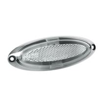 Obrysové světlo s 4 LED, povrchová montáž, 12/24V - Bílá