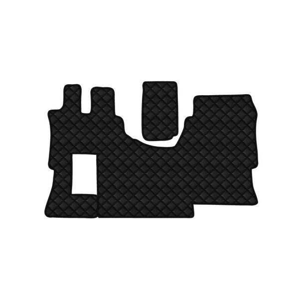Alfombra Lampa de Skeentex - Negra - compatible para Mercedes Actros MP4 (09/11>09/19) cabina ancha, acabado estrella - Mercedes Actros MP5 (10/19>) cabina ancha, acabado estrella