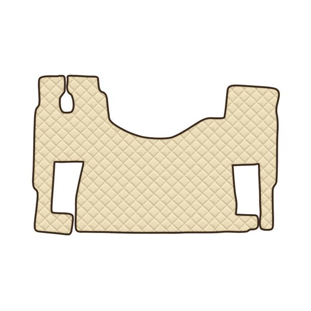 Alfombra Lampa de Skeentex - Beige - compatible para Mercedes Actros MP2 (04/03>12/08) sin túnel, asiento giratorio - Mercedes Actros MP3 (06/08>12/13) sin túnel, asiento giratorio
