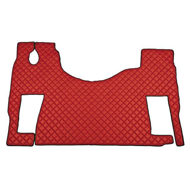 Lampa Floor Mat from Skeentex - Red - compatible with Mercedes Actros MP2 (04/03>12/08) no tunnel, rotating seat - Mercedes Actros MP3 (06/08>12/13) no tunnel, rotating seat